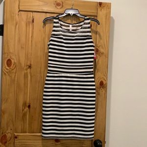 Black and white dress